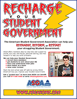 ASGA Flier - Recharge Your Student Government