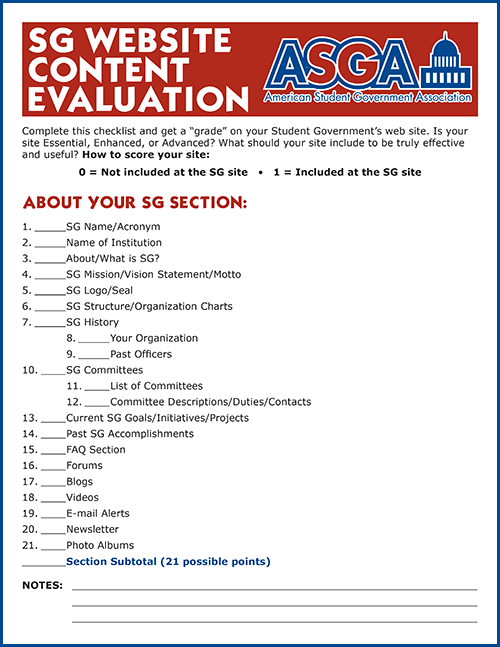 Evaluation