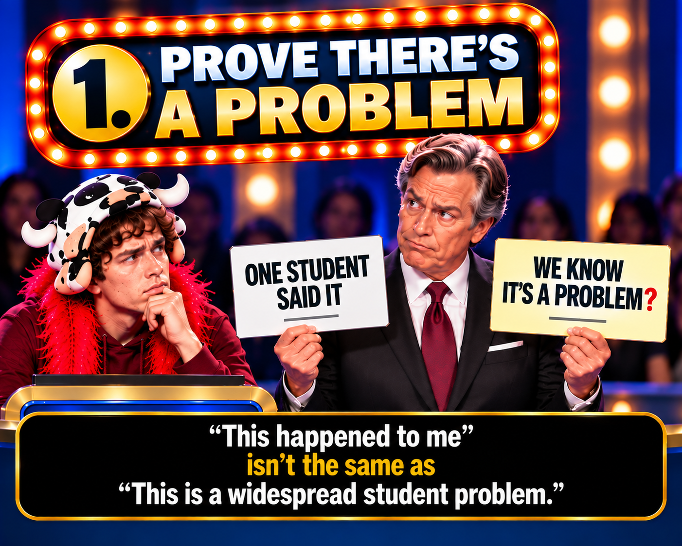 Is there really a problem?