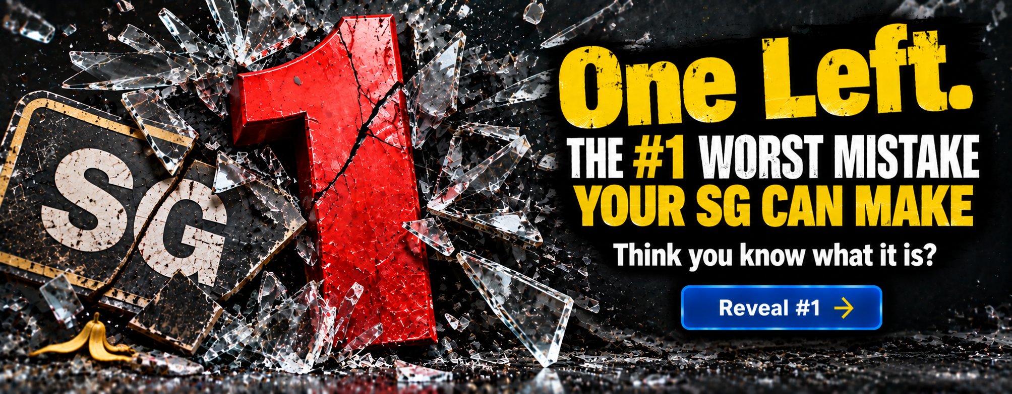 One left. The number 1 worst mistake your SG can make. Think you know what it is?