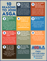 ASGA Flier - 10 Reasons to Join ASGA