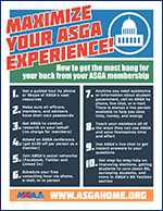 ASGA Flier - Maximize Your ASGA Experience